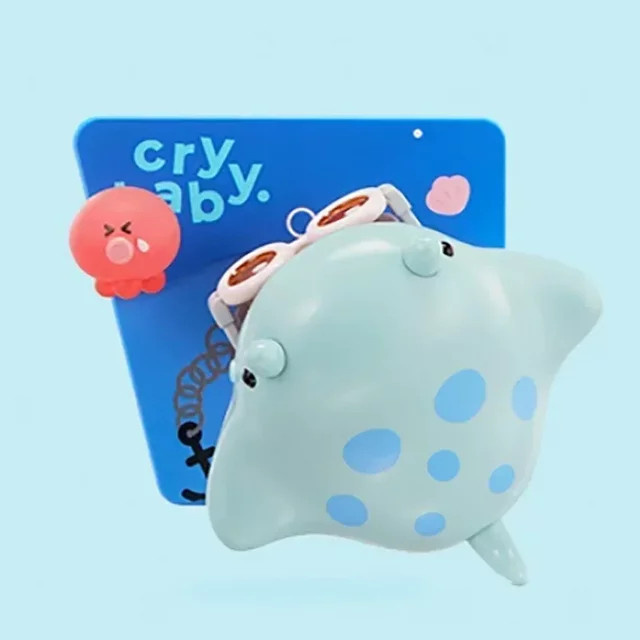 POP MART CRYBABY Cry Me an Ocean Serie, Kühlschrankmagnet, Puppe - Bild 1