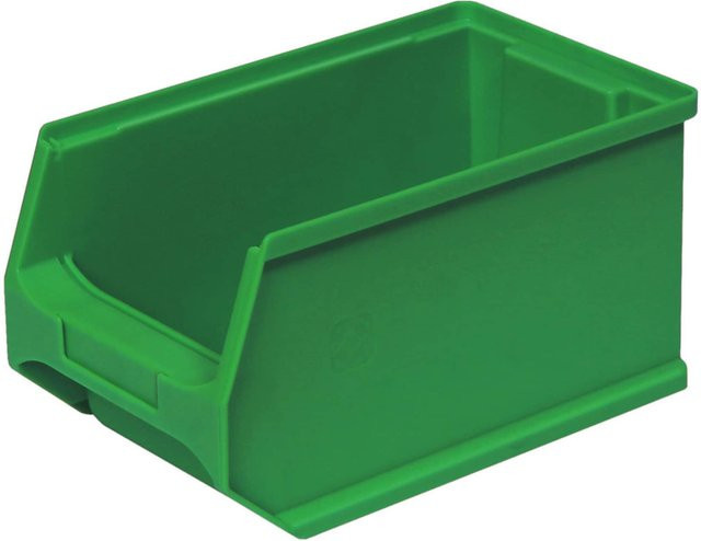 BRB Profi Sichtboxen LB4 aus Kunststoff, grün, 20 Stück, B/T/H: 14,5 x 12,5 x 23,5 cm - Bild 1
