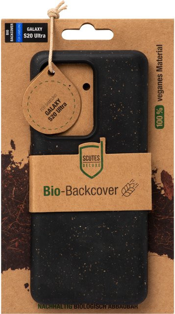 Scutes Deluxe Bio-Backcover Handyhülle für Samsung S20 Ultra in Schwarz - Bild 1