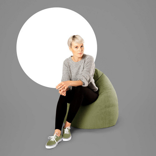 Sitting Point Sitzsack Alfa XL, Grün, B/H: 70 x 110 cm - Bild 2