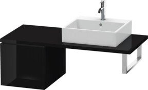 Duravit L-Cube Unterschrank für Konsole, Farbe Weiß Hochglanz, B/T/H: 42 x 54,7 x 40 cm, 1 Auszug - Bild 1