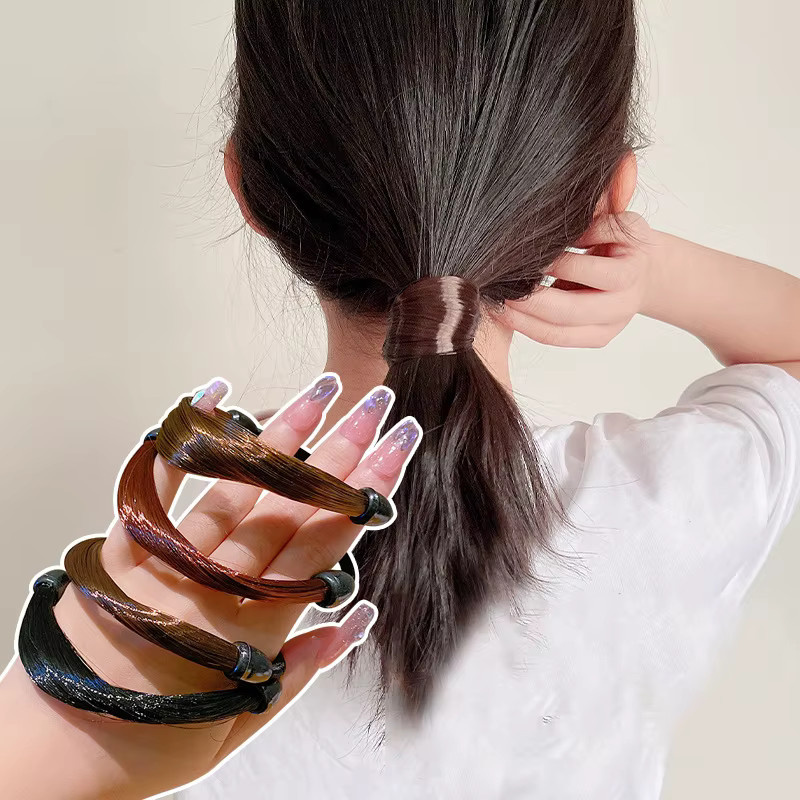 Haarring aus Haarseil, elastisch - Bild 2