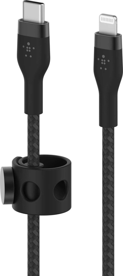 Belkin USB-C auf USB-C und Lightning Kabel, Schwarz, Länge: 1 m - Bild 1