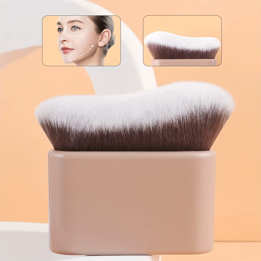 LUXEBLEND Wave Contour Make-up-Pinsel, Nylonborsten, Unisex - Bild 3