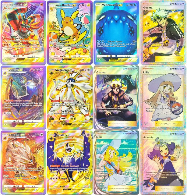 Keeppley Pokémon Celestial Guardians A3 Lunala Solgaleo Karten-Spielzeug - Bild 1