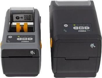 Zebra ZD411 Thermodirekt-Etikettendrucker in Grau mit Bluetooth, USB und LAN - Bild 1