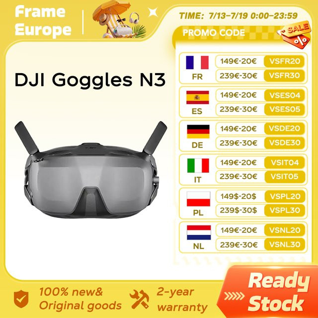 DJI Goggles N3 FPV-Brille mit 1080p Ultra-Weitbildschirm für ein immersives Flugerlebnis - Bild 1