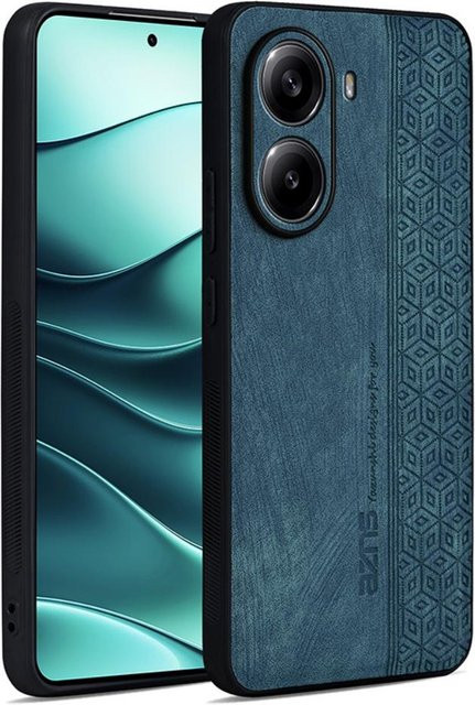 Retro Business PU-Leder Schutzhülle für Xiaomi Poco X8 Pro Max X7 F8 Ultra F7 M8 M7 Pro Stoßfeste Vollschutz Hülle in Schwarz - Bild 1