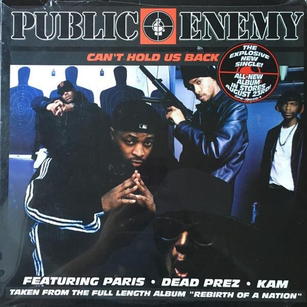 Public Enemy - Can't Hold Us Back Vinyl LP 12 Zoll, Guerrilla Funk Recordings, 2005, Hip-Hop, Grau/Mehrfarbig - Bild 1