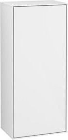 Villeroy & Boch Finion Seitenschrank in Weiß mit Glastüren, Wandmontage, B/T/H: 41,8 x 27 x 93,6 cm - Bild 1
