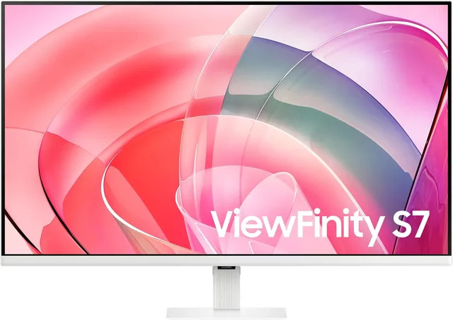 Samsung S70D Computerbildschirm 32 Zoll 4K Ultra HD LCD in Weiß (LS32D701EAUXEN) - Bild 1