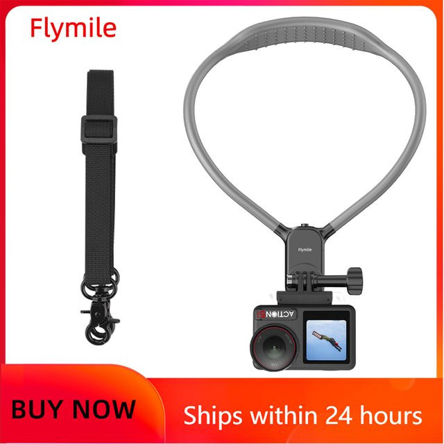 Flymile Magnetische Silikon-Halshalterung für DJI OSMO 360 und Action 5 Pro für POV-Videoaufnahmen als Brustständer - Bild 1