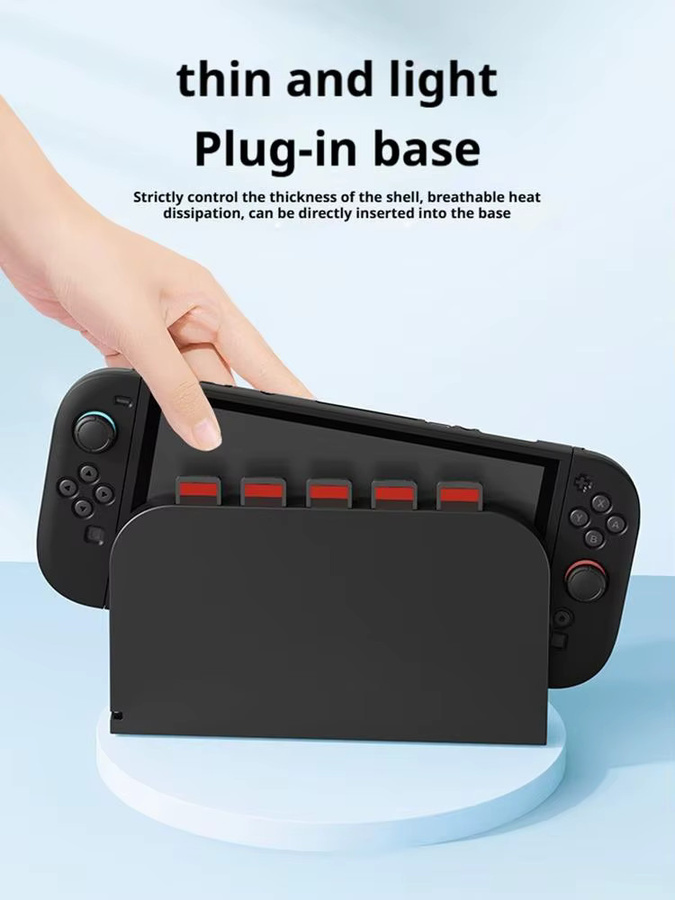 Nintendo Switch 2 Schutzhülle aus weichem TPU für das Switch2 Dock in Weiß - Bild 6