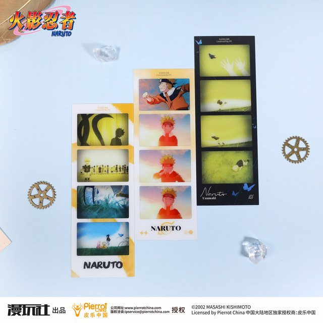 XINGHEDONGMAN Naruto Youth Uzumaki Sasuke Hinata Friendship Sunset Transparent Card, Pappe / Karton, Bunt / Mehrfarbig - Bild 1