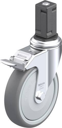 Blickle Lenkrolle LKRA-TPA 126KF-11-FI-EV15 mit Feststeller, Farbe: Silber/Grau, Rad-Durchmesser: 125 mm, Tragfähigkeit: 120 kg - Bild 1