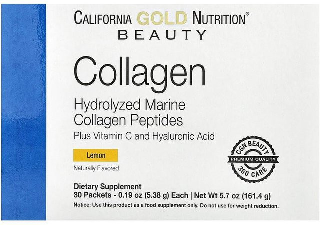California Gold Nutrition Marine Kollagen Peptide Plus, 30 Beutel - Bild 1