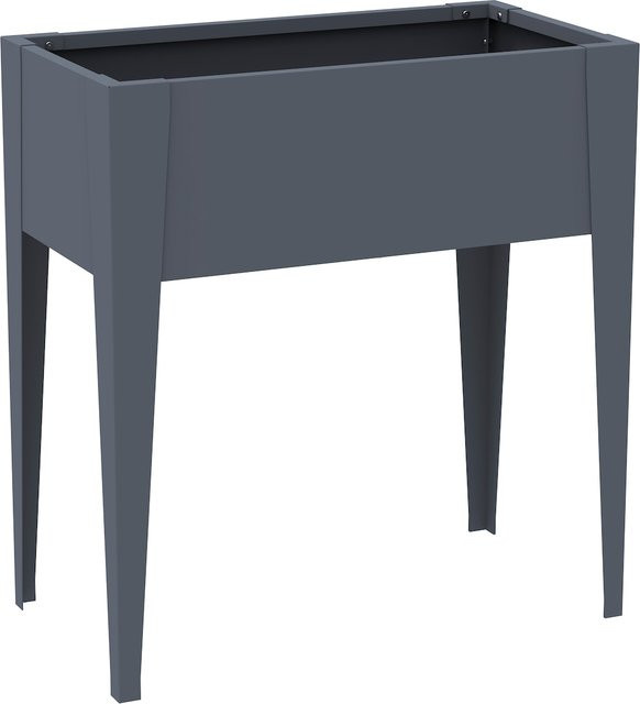 Westmann Hochbeet Vedura S aus Stahlblech, Anthrazit, B/T/H: 74 x 40 x 80 cm - Bild 1