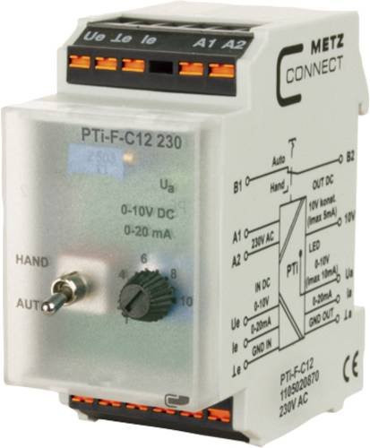 Metz Connect PTi-F-C12 Signalwandler 230V AC 1105020870 Weiß - Bild 1