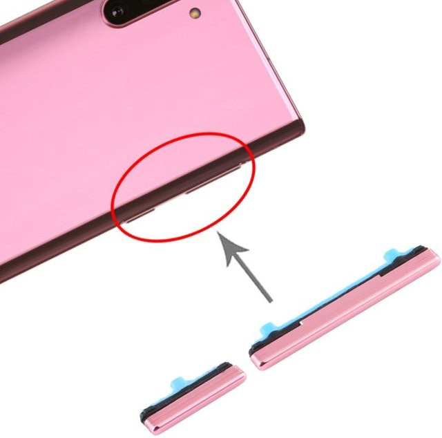 Samsung Galaxy Note10 Power-Taste und Lautstärkeregler in Pink - Bild 1