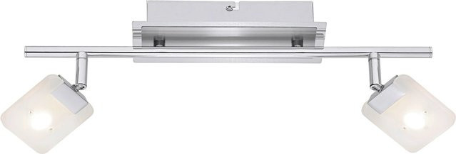 OBI LIGHTING LED-Deckenleuchte Fano 2er-Spot in Chrom und Silber mit Acrylglas - Bild 1