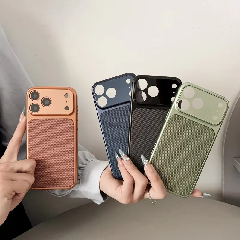 Apple Magnetische Schutzhülle aus Stoff für iPhone in Orange - Bild 3
