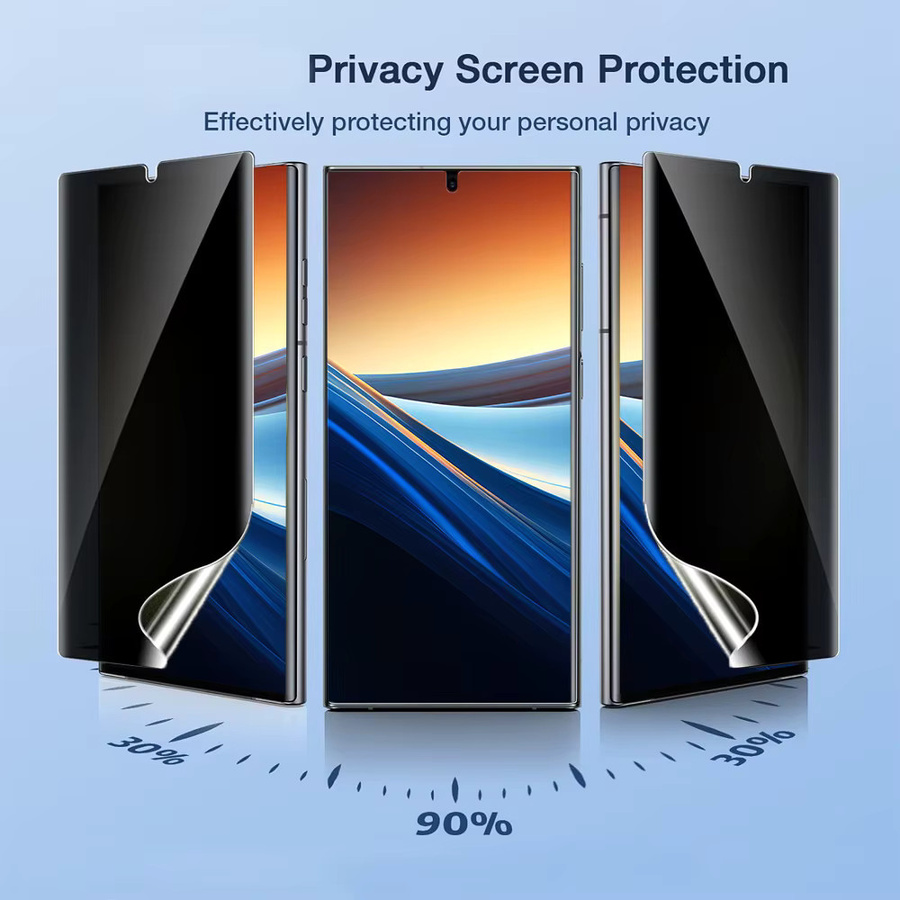 3er Set Anti Spy Privatsphäre Hydrogel Displayschutz für Vivo V50 V60 V60E Lite 4G 5G T4 Pro Ultra Lite T4x T4R - Bild 5