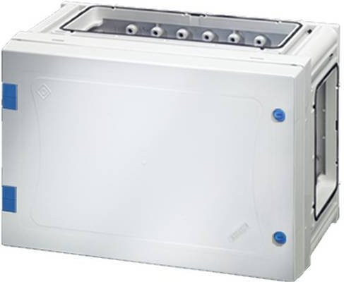 Hensel FP 0120 68000201 Verteilergehäuse aus Kunststoff in Weiß, B/T/H: 27,0 x 18,0 x 16,3 cm - Bild 1