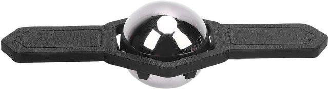 OutsideWorld Eiskaffee-Kugel aus Edelstahl in Schwarz und Silber zur Temperaturerhaltung und Aromaverbesserung - Bild 1