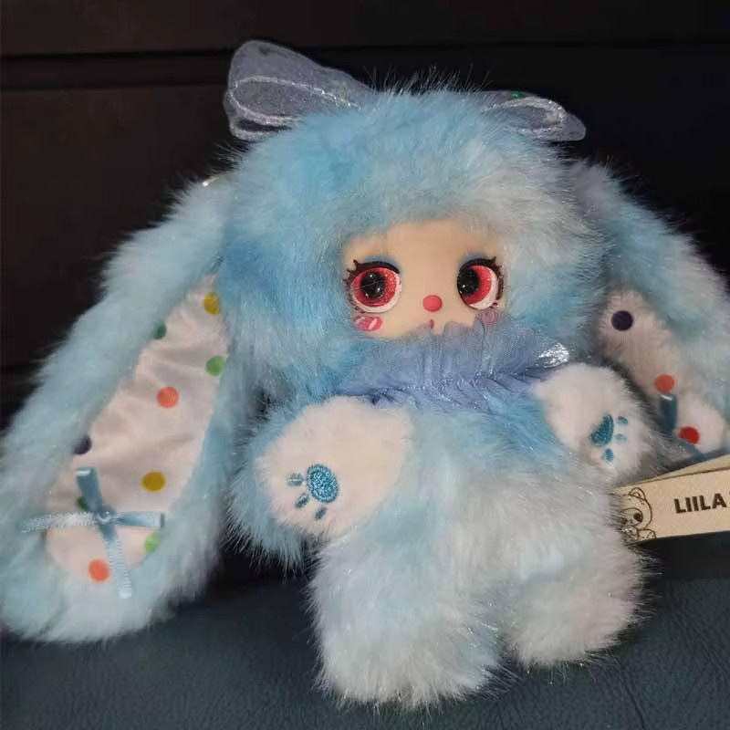 52TOYS Baby Three Liila Regenbogen-Süßigkeiten-Häschen-Serie, Puppe, Plüsch / Textil - Bild 1