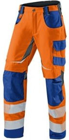 Kübler PSA Reflectiq Hose 2407 Warnorange/Blau Größe 58 - Bild 1