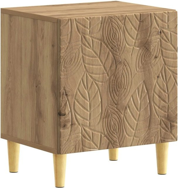 vidaXL Nachttisch Artisan-Eiche in Braun aus Holzwerkstoff, B/T/H: 43 x 34,5 x 50 cm - Bild 1