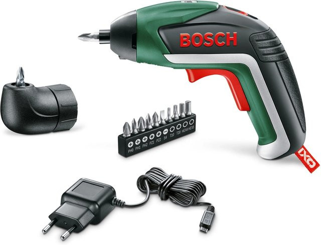 Bosch Akkuschrauber IXO Generation V mit Winkeladapter und Akku in Multicolor - Bild 1