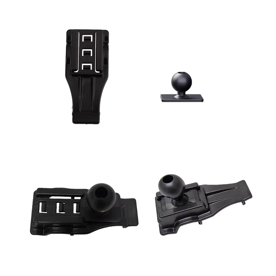 Magnetische kabellose Auto-Telefonhalterung mit Ladefunktion für Volkswagen VW Polo 2019-2023, MagSafe kompatibel, Schwarz - Bild 3