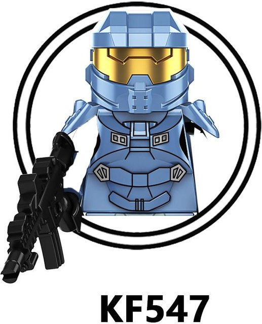 Binchi Halo Waffe Soldat, Charakterfiguren, Bausteine, ab 6 Jahren - Bild 1