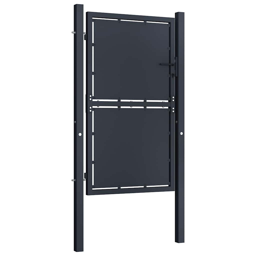 vidaXL Gartentor aus Stahl in Anthrazit B: 100 cm, H: 125 cm - Bild 2