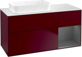 V&B Waschtischunterschrank Finion in Anthrazit Matt, B/T: 120 x 60 cm - Bild 1