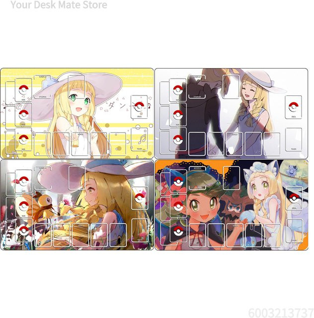 Potdemiel Pokémon Trainer Lono Karten-Schlachtmatte, Fantasy, Bunt / Mehrfarbig - Bild 1