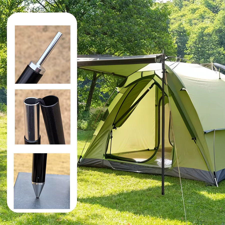 Faltbare Plane aus Aluminiumlegierung für Outdoor-Camping und Sonnenschutz, 2,4 m - Bild 4