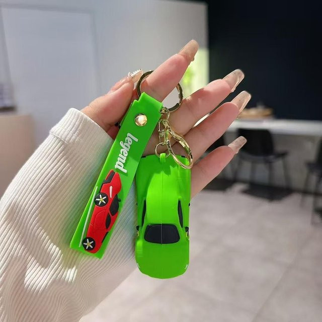 CHIC STUDIO Schlüsselanhänger Weichplastik, Green, Unisex - Bild 1