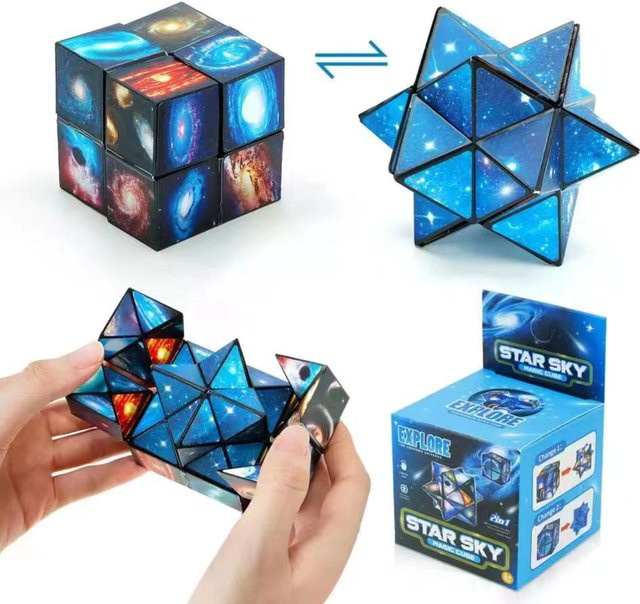 LIFEA FOLORA 3D Sternenhimmel Zauberwürfel-Puzzle-Spielzeug, Weltraum, ab 8 Jahren - Bild 1