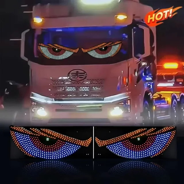 RGB LED Automotive Devil Eye Dekorationslicht für die Windschutzscheibe aus Kunststoff - Bild 1