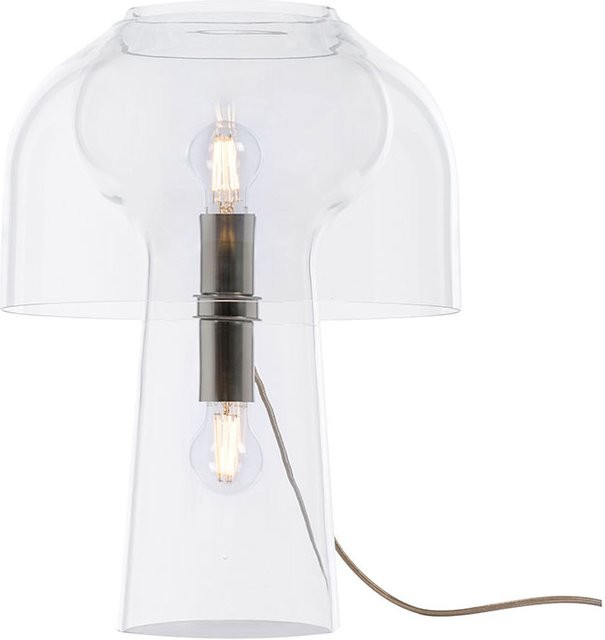 Karman Lilly Tischleuchte aus Glas und Metall in Transparent - Bild 1