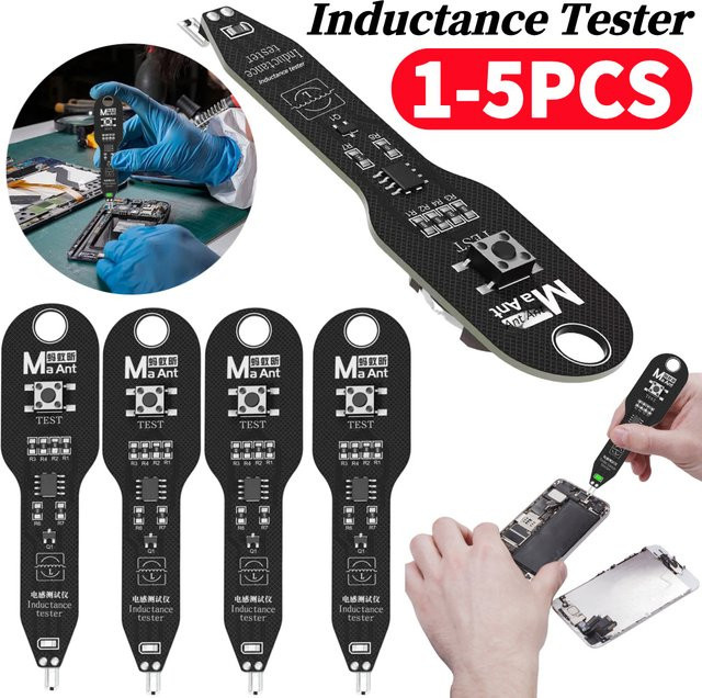 Alloet Motherboard Spulen Tester Induktivitäts Detektor in Schwarz für PC Reparaturen - Bild 1
