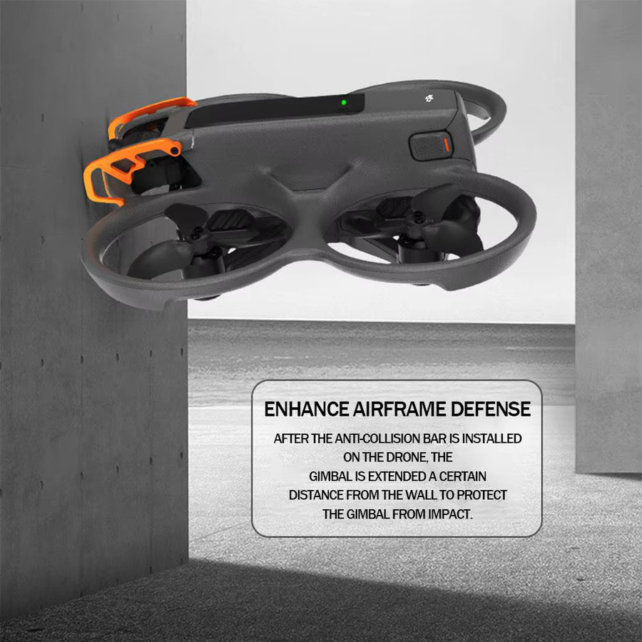 DJI Avatar 2 Antikollisions-Objektivschutz aus Aluminiumlegierung in Orange - Bild 6