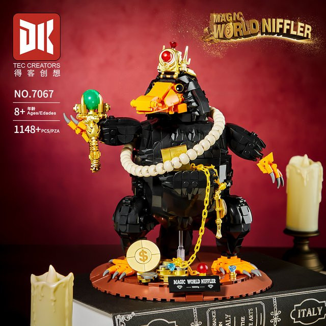 Hot Toys Harry Potter Niffler Bausteine Set aus schwarzem Kunststoff für Kinder ab 8 Jahren - Bild 1
