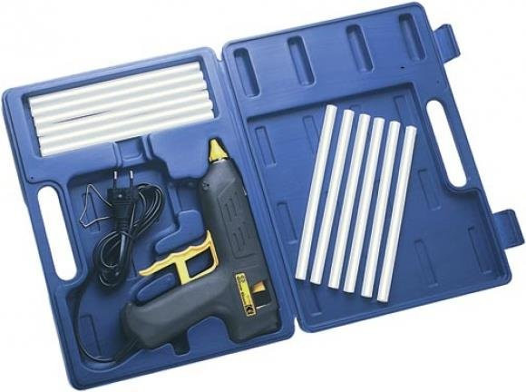 C.K Heißklebepistole-Set mit Transportbox in Blau (T6216) - Bild 1
