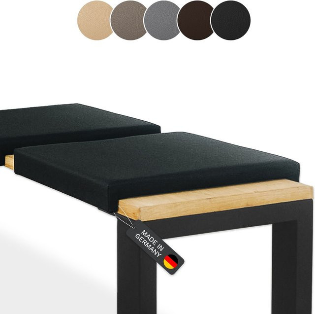 Lycce Klemmkissen Sitzkissen aus Kunstleder mit 2 Leisten, Klemmtiefe: 37 cm - Bild 1