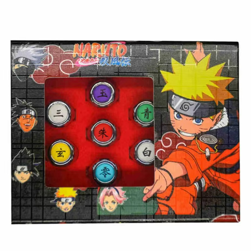 Bandai Naruto Akatsuki Itachi Metallringe, Zubehör, 10-teiliges Set - Bild 3