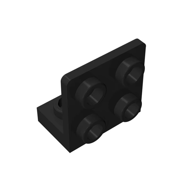 SixBricks 99207 Halterung 1x2 Bausteine Kit, 10-teiliges Set, Grau - Bild 2