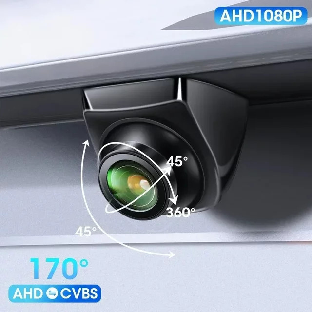 NATURIXY 1080P AHD Rückfahrkamera in Schwarz mit CVBS Nachtsicht, 170 Grad Fischaugen-Objektiv und IP68 Wasserdichtigkeit für Fahrzeuge - Bild 1